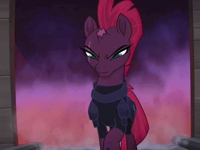 The actress voiced Tempest Shadow in "My Little Pony: The Movie" (2017).