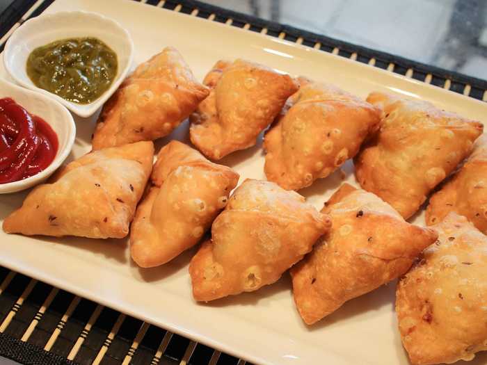 Make crunchy potato-and-lentil samosas in the air fryer.