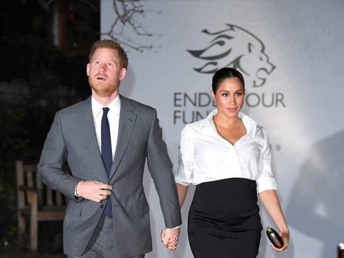 The duchess took her maternity style to the red carpet during the Endeavor Fund Awards in February 2019.