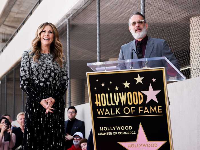 March 2019: Wilson received her own star on the Hollywood Walk of Fame and called Hanks "the love of my life."