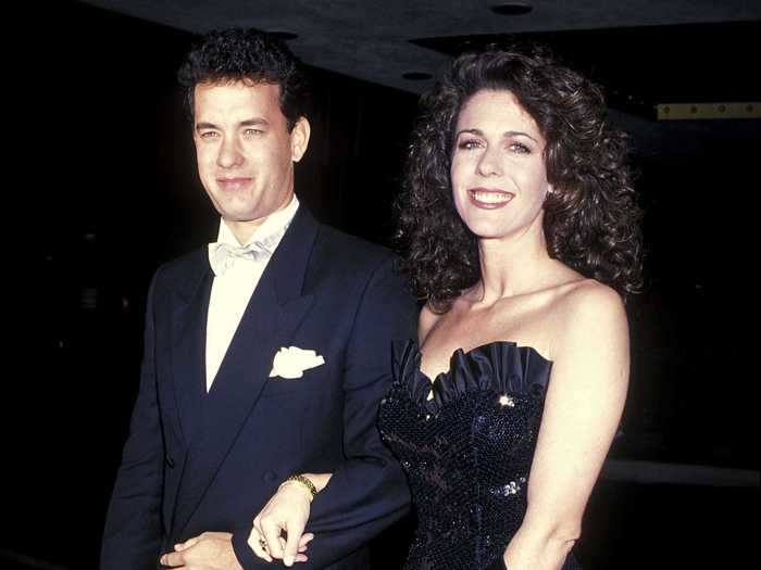 January 1989: They attended their first Golden Globes together as a married couple, where Hanks called Wilson a "Greek babe" in his acceptance speech.