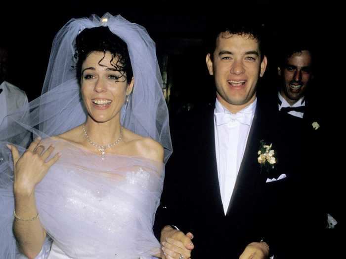 April 1988: Hanks and Wilson wed at Rex