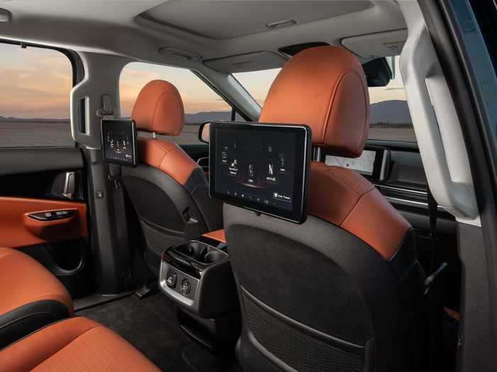 On the SX and SX-Prestige trims, you can even get a dual, rear-screen entertainment system.