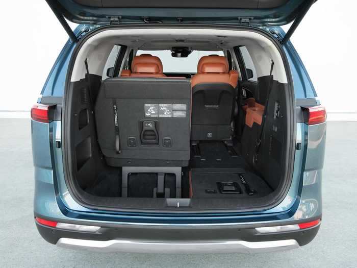 The van is available in either seven- or eight-passenger configurations.