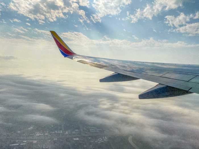 Flight attendants once more outlined the strict mask policies and then, it was off to Denver.