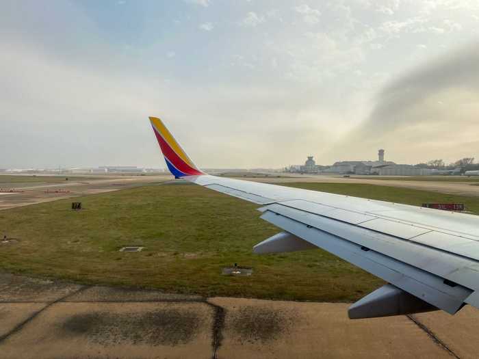 Soon enough, we were landing in Houston. Flight attendants came on to remind passengers to social distance while deplaning. The flight was luckily empty enough where that could be somewhat accomplished.