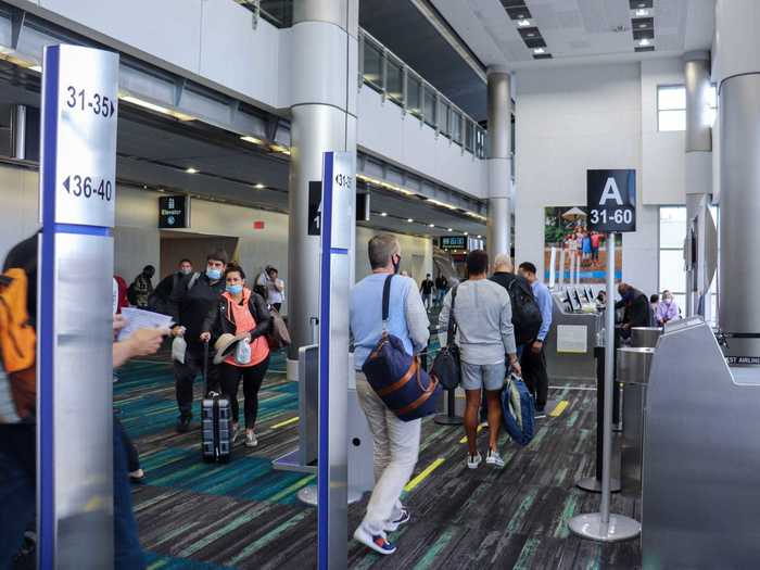 Boarding then proceeded in groups of 30 instead of 10.This is a common problem at Southwest