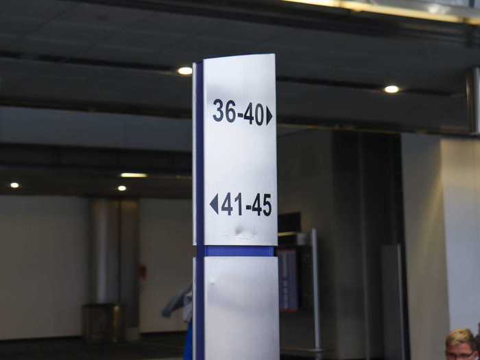 The process has been changed to only have 10 flyers board at a time with the rest remaining seated until their 10-person group is called. Since Miami service launched during the pandemic, it would stand to reason that the airport would have the most updated signage.