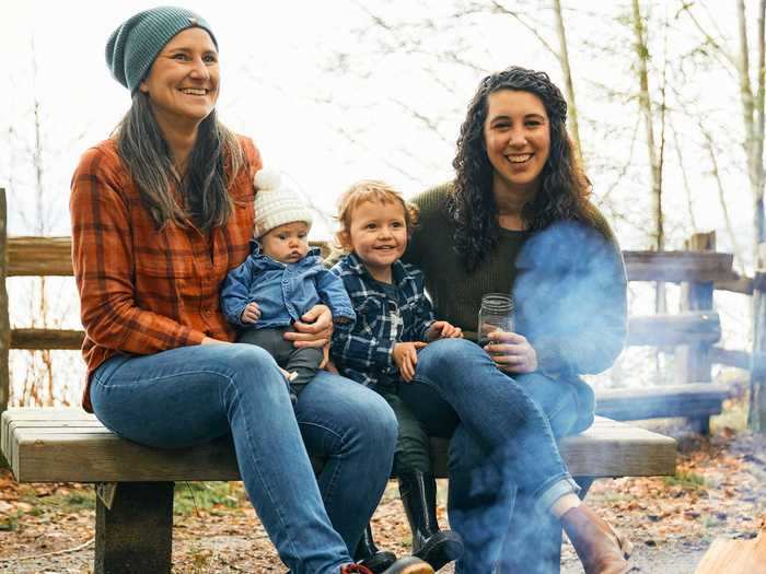 And at the end of the workday, the whole family always plays outside, no matter the weather.