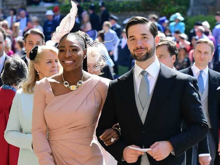 May 2018: Williams and her husband, Reddit co-founder Alexis Ohanian, attend the royal wedding.