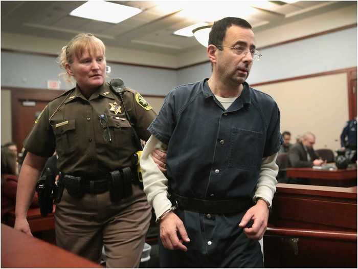 Nassar would "volunteer" at the gym on Monday nights, molesting minors in the back of the gym under the guise of medical treatment.