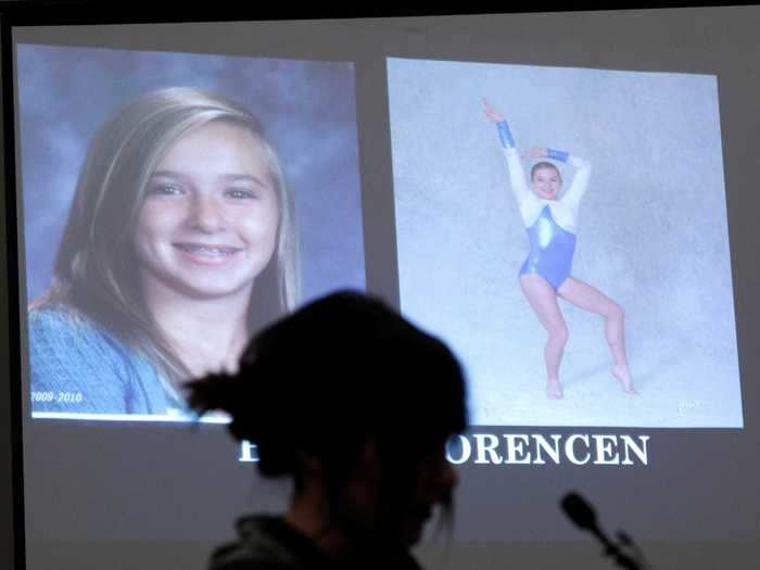 Later, a doctor said it was "a miracle" Lorencen was not paralyzed.