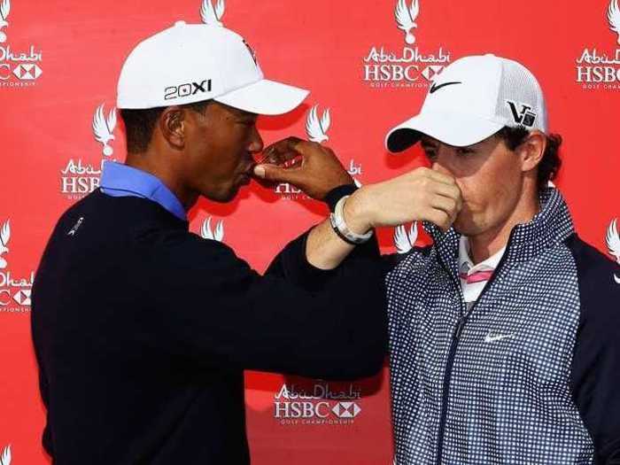Though he has rivalries, he also sends tough love toward other golfers. He once gave McIlroy some odd motivation before a tournament.
