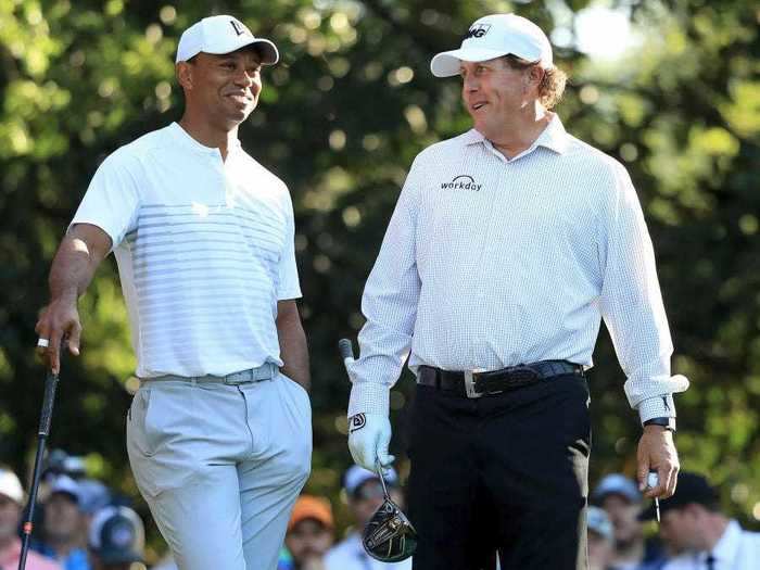 Of course, he still had to have some fun afterward, saying Mickelson