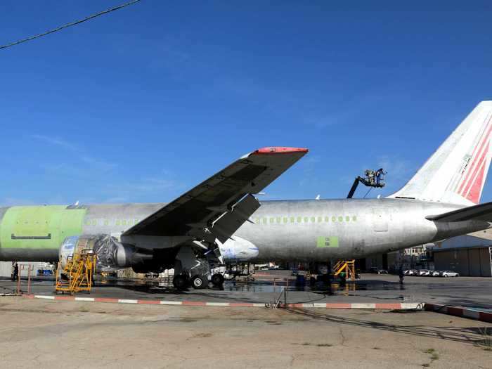 Once all the modifications are complete, the aircraft is cleaned and washed while  paperwork is completed behind the scenes.