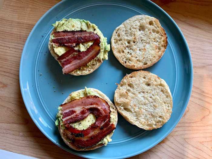 Then it was time to build the sandwiches.