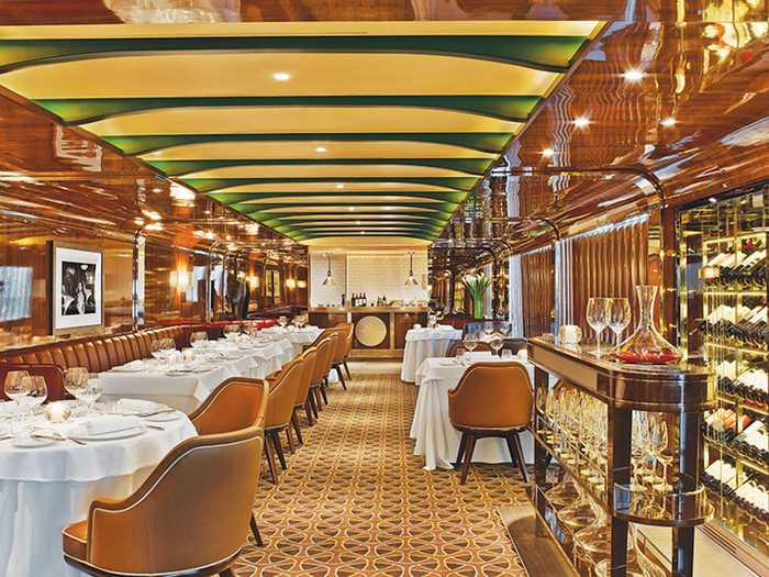 Hungry at sea? The Sojourn has several dining options, including an eatery by famed chef Thomas Keller.