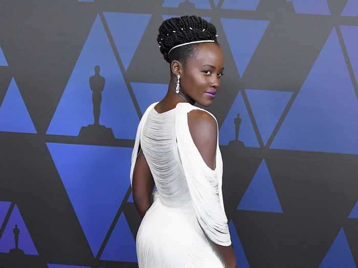 This fringe gown at the 2018 Governors Awards made the actress really shine.