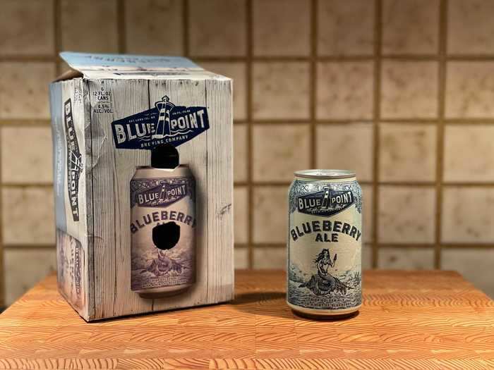 The Blueberry Ale from Blue Point Brewing Company was tied for the second cheapest beer I bought.