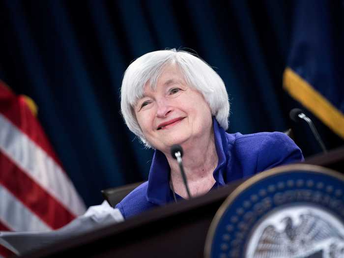 Economist Janet Yellen became the first woman to head the Treasury Department since it was founded in 1789.