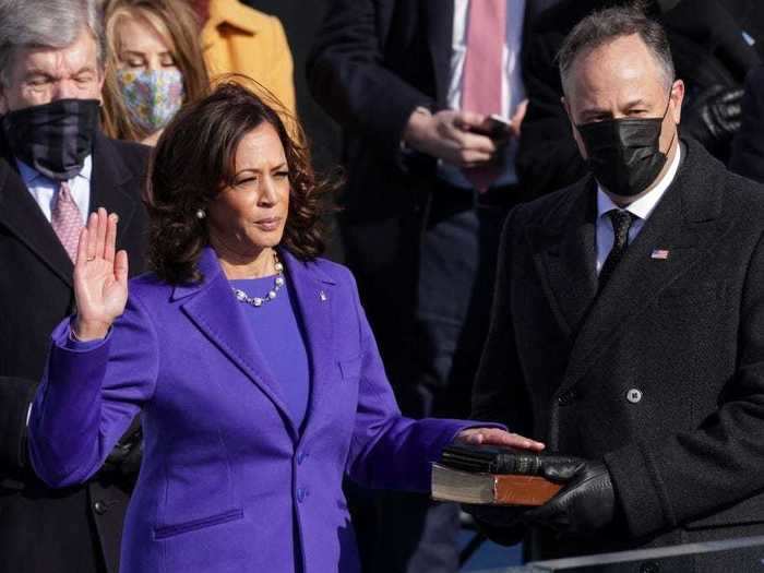 Vice President Kamala Harris became the first woman to serve as vice president of the United States in January.