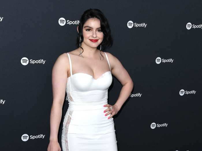In 2020, Winter attended the Spotify Best New Artist party in a fitted white dress with sheer lace panels.