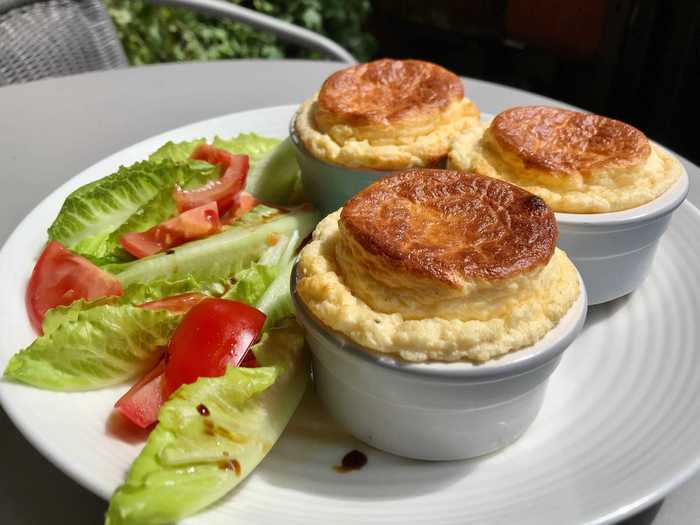 Soufflés are light and rich at the same time.