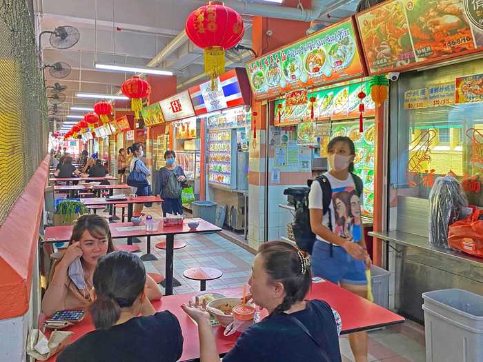 When I stepped inside around 1 p.m. on a Tuesday, it was bustling with Singaporeans grabbing a quick, affordable lunch.