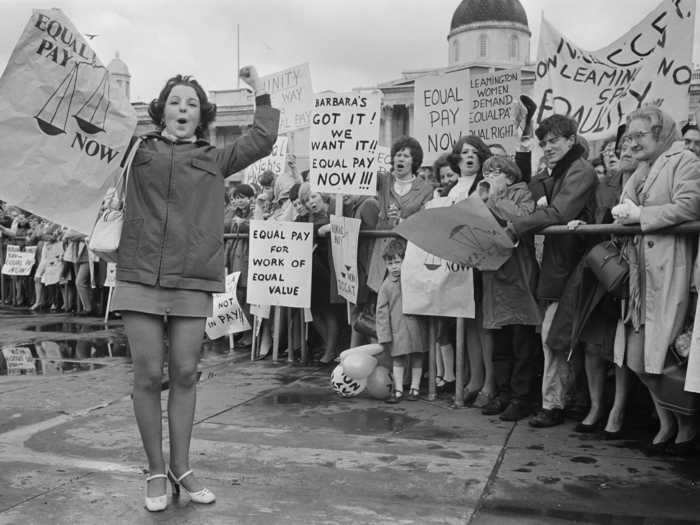 In the 1960s, multiple pieces of legislation were passed to protect women in the workplace from discrimination.