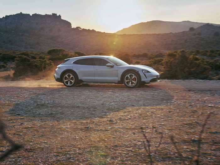 Porsche gave it additional ground clearance and extra cargo room.