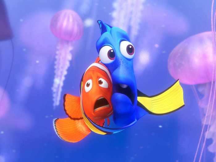 "Finding Nemo" (2003) created a visual spectacle, according to critics.