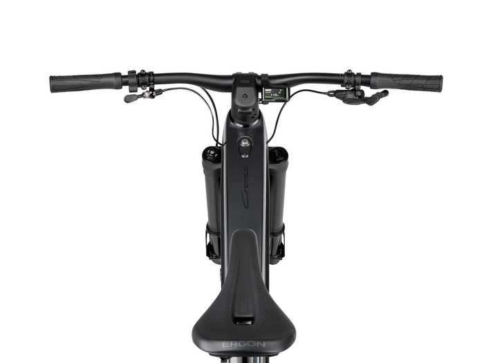 The Crankbrothers Highline seat is hydraulically adjustable.