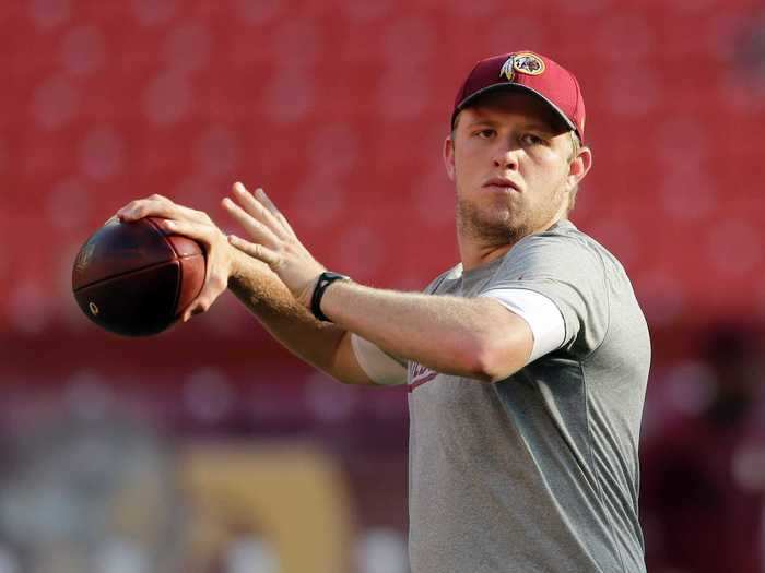 Nate Sudfeld was drafted by the Washington Football Team in 2016.