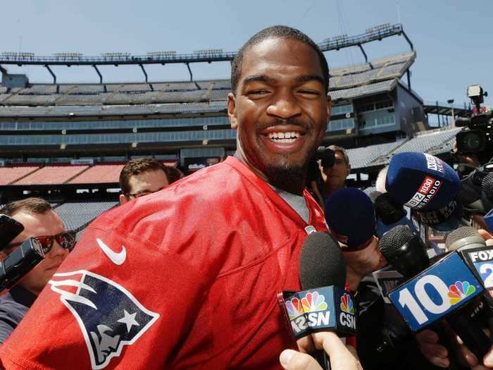 The New England Patriots drafted Jacoby Brissett in the third round, with the 91st overall pick.