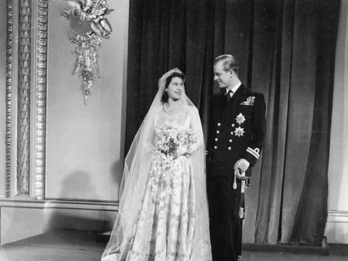 Queen Elizabeth paid for her $42,000 wedding dress with ration coupons in 1947, which would be over $1.6 million today.