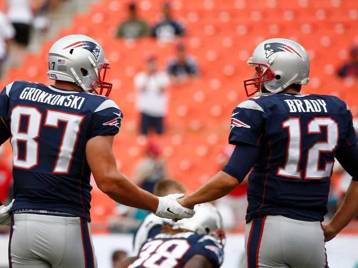 2014: Gronk says he and Brady spent time "studying football together [and] getting together in the offseason" so they could work better as a partnership.