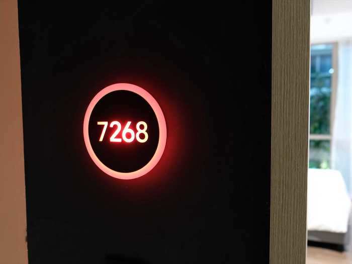 When a traveler first arrives, their room number will be illuminated red to indicate the traveler is awaiting the results of their PCR test.