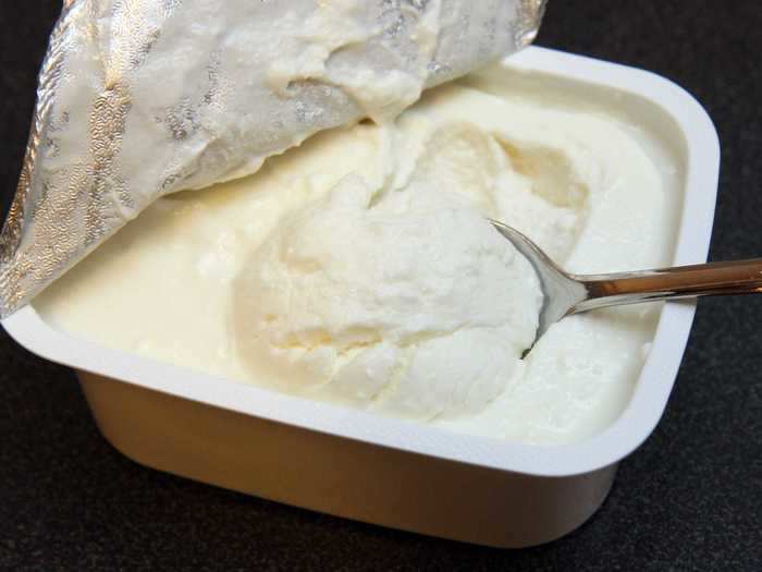 She also likes to keep cream cheese in her refrigerator, although it