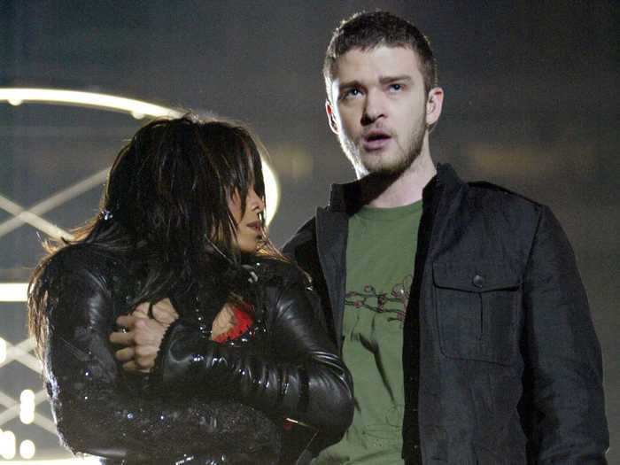 February 1, 2004: The Super Bowl halftime show ends with Timberlake