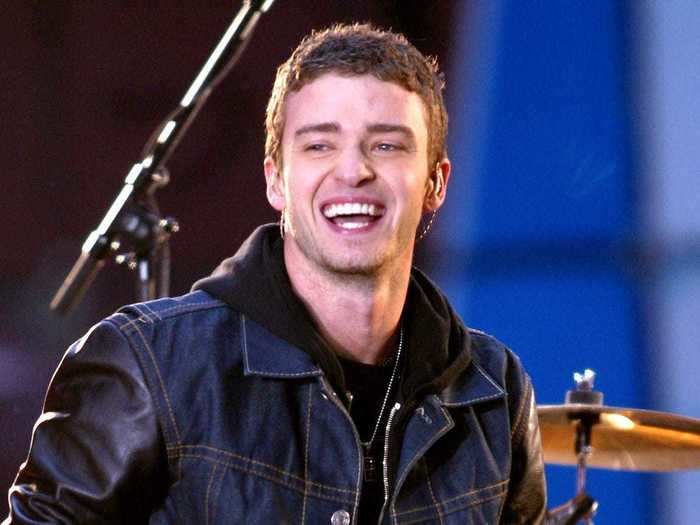 November 2002: Justin Timberlake