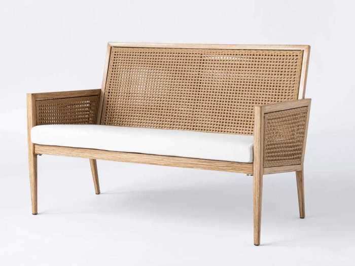 This love seat is the perfect patio addition.