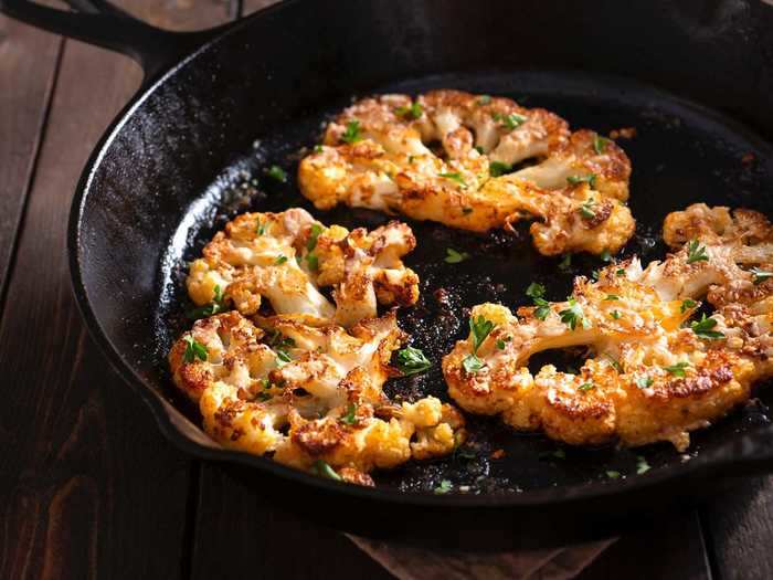 This charred cauliflower steak was inspired by a Southern classic.