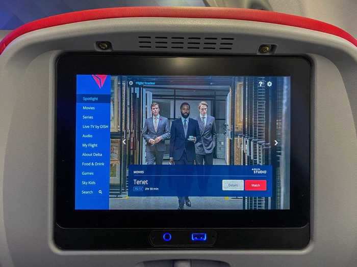 All seats also feature in-flight entertainment systems with touch-screen capabilities.