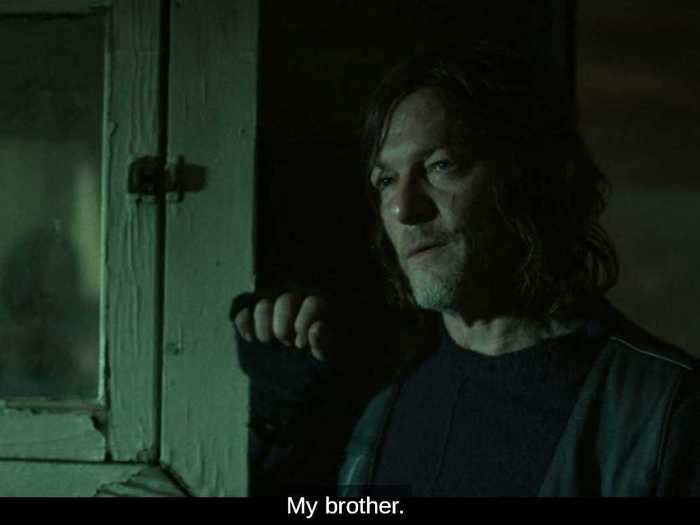 Daryl refers to Rick as his brother.