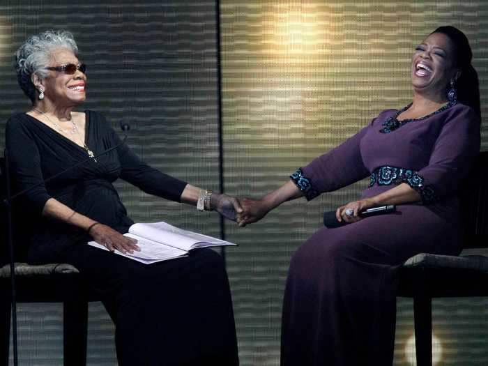 Oprah has said she considered Maya Angelou to be her mentor and friend.