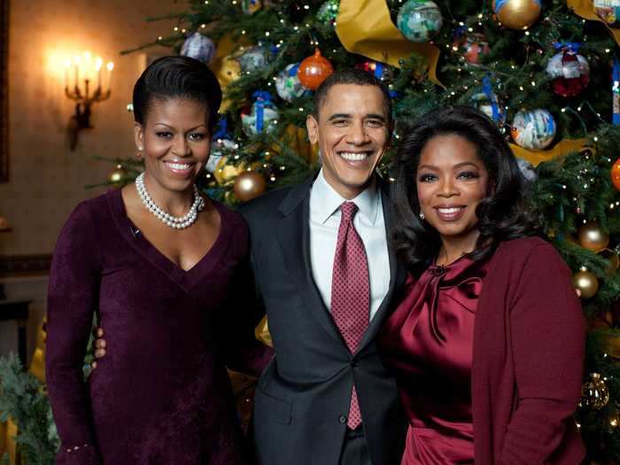 Oprah has been friends with Barack Obama and Michelle Obama since before the 2008 presidential election.