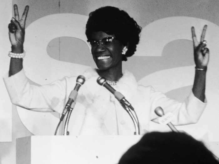 Shirley Chisholm fought for racial and gender equality as the first African American woman in Congress.