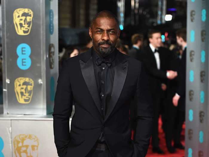 Idris Elba looked sharp in an Armani suit at the 2016 BAFTAs.