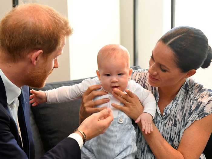 It was the royal family who decided not to make Archie a prince, not Markle and Harry.