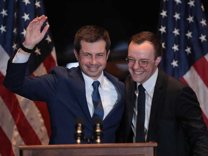 March 1, 2020: As Pete ended his presidential campaign, Chasten said, "It has been an honor and a privilege to share my husband with the rest of this country."